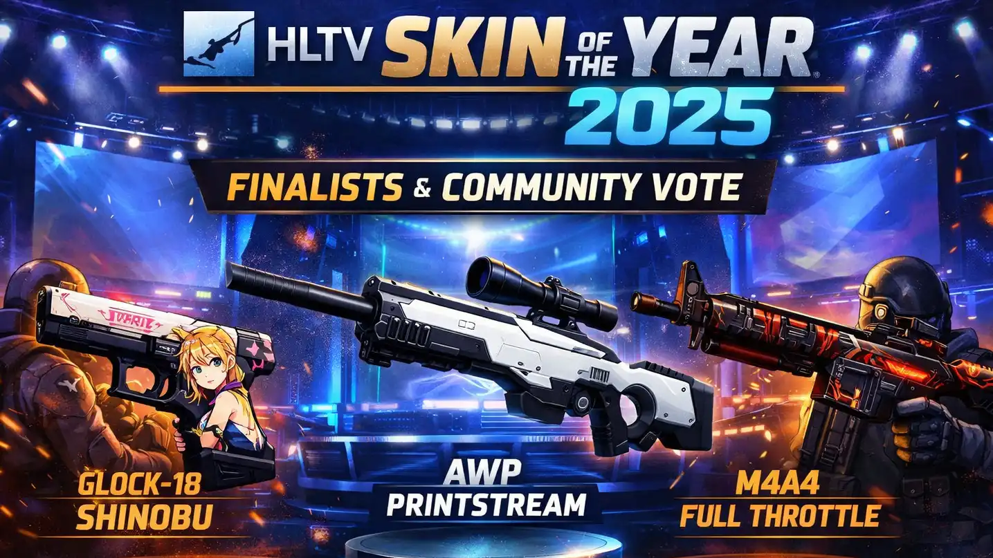 HLTV Skin of the Year 2025: Finalists, Voting Details, and Ranking Breakdown